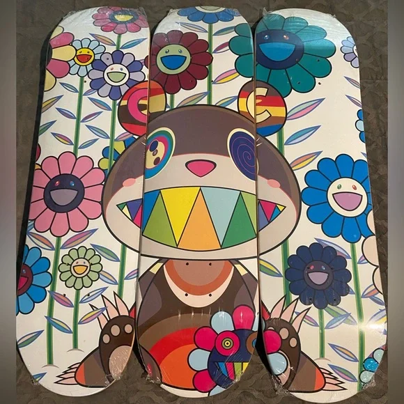 *NWT* Takashi Murakami × ComplexCon Eden
Skateboard Deck (Set of 3) *Deadstock* - Picture 2 of 13